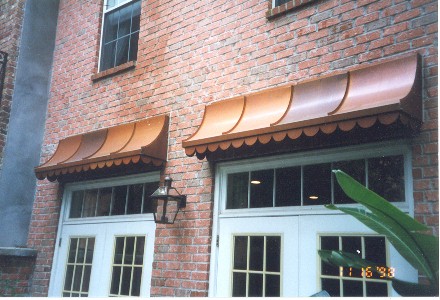 Copper Sweep Awning - Straight Side - #Awn5